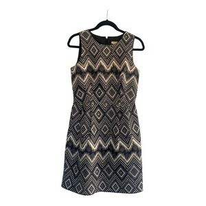 J Crew Sleeveless Textured Cotton Sheath Dress